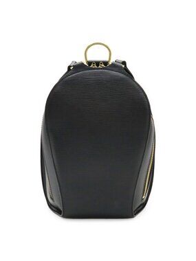 Louis Vuitton Epi Mabillon Backpack Shoulder Bag Leather Noir Black